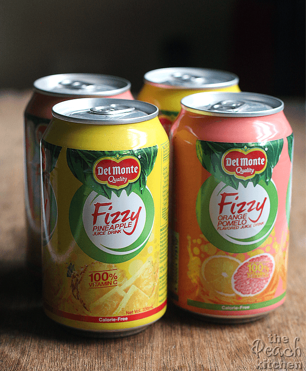 Healthier Fizz with Del Monte Fizzy Juice Drink The Peach Kitchen